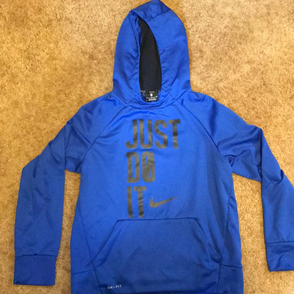 Boys Medium Nike Hoodie Sweatshirt EUC